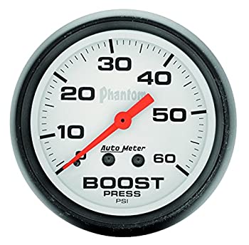 【中古】【輸入品・未使用】Auto Meter 5705 Phantom メカニカルブーストゲージ 2.32インチ