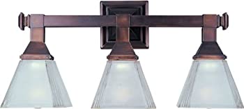 【中古】【輸入品・未使用】Maxim Lighting 11078FTOI Three Light Frosted Glass Vanity%ｶﾝﾏ% Oil Rubbed Bronze by Maxim Lighting [並行輸入品]｜スカイマーケットプラス