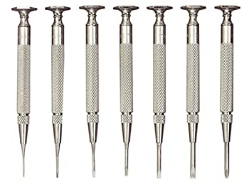 【中古】【インポート品・未当てはめる】Starrett S555Z-7 Jeweler\u0027s Screwdriver Set with Case%ｶﾝﾏ% 7-Piece by Starrett [並行輸入品]