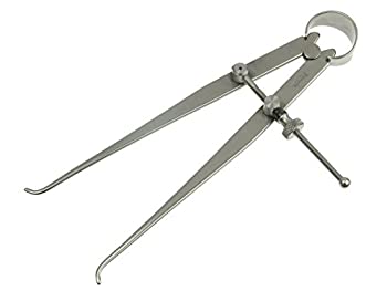 【中古】【インポート品・未当て嵌める】Starrett 73A-6 Solid Nut Inside Spring Caliper%ｶﾝﾏ% Steel%ｶﾝﾏ% Flat Leg%ｶﾝﾏ% 0-6 Range by Starrett