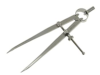 【中古】【インポート品・未当て嵌める】Starrett 83A-4 Solid Nut Dividers%ｶﾝﾏ% Steel%ｶﾝﾏ% Flat Leg%ｶﾝﾏ% 0-8 Range by Starrett