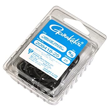 【中古】【輸入品・未使用】Gamakatsu 4X Strong Octopus Circle Hook-Pack Of 25 (Black%ｶﾝﾏ% 8/0)｜スカイマーケットプラス