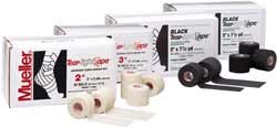 【中古】【インポート品・未当て嵌める】Mueller(ミューラー) ティアライトテープ 黒いこと Tear light Tape Black 50粍 [24個入り口・入口] ホンブルグ帽伸縮磁気テープ 野球クラブ容器に並べる 130642 黒いこと 50m