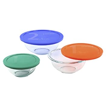 【中古】【輸入品・未使用】World Kitchen10710256-Piece Pyrex Bowl Set-6PC PYREX BOWL SET (並行輸入品)