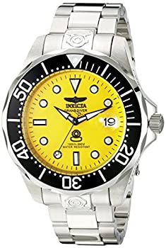 【中古】【輸入品・未使用】Invicta 3048 メンズ自動グランドダイバー　イエローダイヤルステンレススティールウォッチ