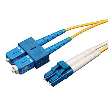【中古】【輸入品・未使用】Tripp Lite 10M Duplex Singlemode 8.3/125 Fiber Optic Patch Cable LC/SC 33' 33ft 10 Meter - Patch cable - LC single mode (M) to SC singl