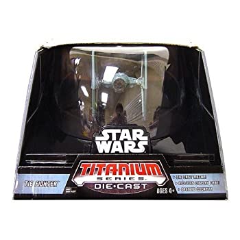 【中古】【輸入品・未使用】Titanium Series Star Wars Ultra Vehicles TIE Fighter by Hasbro [並行輸入品]