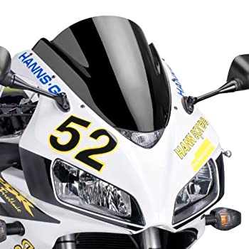 【中古】【輸入品・未使用】Puig(プーチ): レーシングスクリーン HONDA CBR1000RR 04'-07' ブラック puig-1665n
