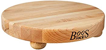 【中古】【輸入品・未使用】John Boos Round Maple Edge Grain Cutting Board with Feet%ｶﾝﾏ% 12 Inches Round%ｶﾝﾏ% 1.5 Inches Thick by John Boos