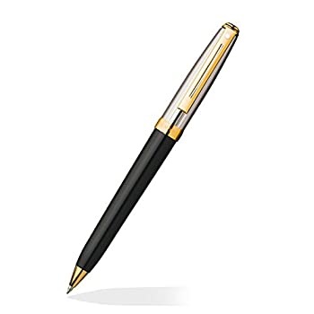 【中古】【輸入品・未使用】Sheaffer Prelude Ballpoint Pen Palladium Cap - Gold Trim ボールペン (並行輸入品)