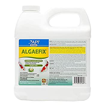 【中古】【インポート品・未当て嵌める】Aquarium Pharmaceuticals PondCare AlgaeFix 64 fl 薬局衡オンス by API ペット・ペットグッズ-その他