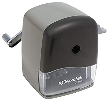 【中古】【輸入品・未使用】Swordfish 'Curve' Desktop Manual Pencil Sharpener 8-12mm ref 40103 by Swordfish｜スカイマーケットプラス