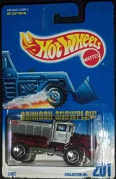 【中古】【インポート品・未当て嵌める】#201 Oshkosh Snowplow Gray/Dark Red Razor Wheels Collectible Collector Car Mattel Hot Wheels 1:64 Scale by Hot Wheels [並行輸入品]