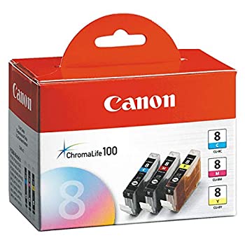 【中古】【輸入品・未使用】キヤノン CLI-8 3色インク・カートリッジ・マルチパック 並行輸入品