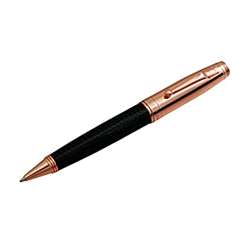 【中古】【輸入品・未使用】Monteverde Invincia Rose Gold with Black Carbon Fiber Ballpoint Pen (MV40060) ボールペン (並行輸入品)