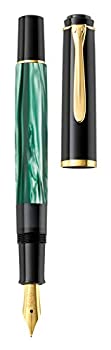 【中古】【輸入品・未使用】Pelikan Tradition Series 200 グリーンマーブル GT ミディアムポイント 万年筆 - 994103|スカイマーケットプラス