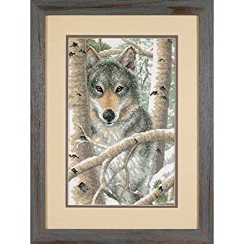 【中古】【輸入品・未使用】ディメンジョンズ クロスステッチ 刺繍キット&ldquo;冬の狼&rdquo;DIM クロスステッチキット Wintry Wolf [並行輸入品]｜スカイマーケットプラス