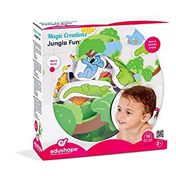 【中古】【インポート品・未当て嵌める】Edushape Magic Creations Jungle Fun Creative Bath Toy [並行輸入品]