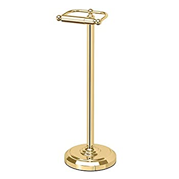 【中古】【輸入品・未使用】Gatco 1436 Designer II Pedestal Paper Holder%ｶﾝﾏ% Polished Brass [並行輸入品]