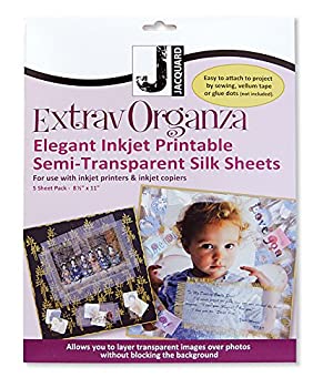 【中古】【輸入品・未使用】ExtravOrganza Ink Jet Fabric Sheets 8.5%ﾀﾞﾌﾞﾙｸｫｰﾃ%X11%ﾀﾞﾌﾞﾙｸｫｰﾃ% 5/Pkg-Silk (並行輸入品)｜スカイマーケットプラス 9,082円