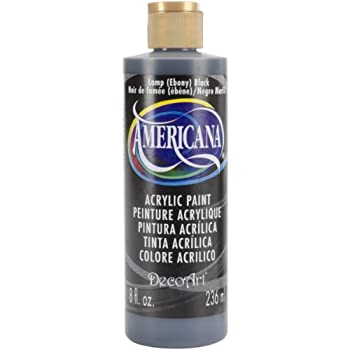 【中古】【輸入品・未使用】Americana Acrylic Paint 8oz-Lamp (Ebony) Black (並行輸入品)|スカイマーケットプラス