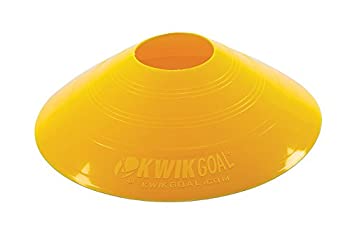【中古】【輸入品・未使用】(Yellow) - Kwik Goal Small Disc Cone Multi-Coloured