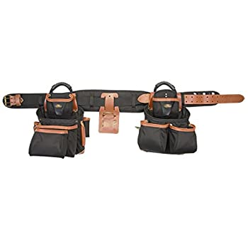 【中古】【輸入品・未使用】Custom LeatherCraft 51452 4 Piece Top Of The Line Pro Framer's Tool Belt by Jensen Distribution Services [並行輸入品]｜スカイマーケットプラス
