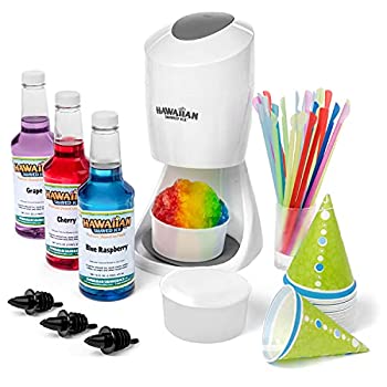 【中古】【インポート品・未当て嵌める】Snow Cone Machine and Syrup Party Package by Hawaiian Shaved Ice by Hawaiian Shaved Ice [並行輸入品]