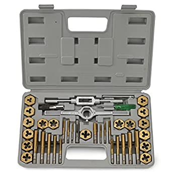 【中古】【輸入品・未使用】Neiko?00911A SAE Tap and Hexagon Die Set%ｶﾝﾏ% Titanium Coated | 40-Piece Set by Ridgerock Tools Inc. [並行輸入品]｜スカイマーケットプラス