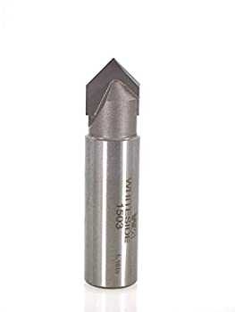 【中古】【インポート品・未当て嵌める】Whiteside Router Bits 1503 V-Groove Bit with 90-Degree 1/2-Inch Cutting Diameter and 1/4-Inch Point Length by Whiteside Router Bits [並