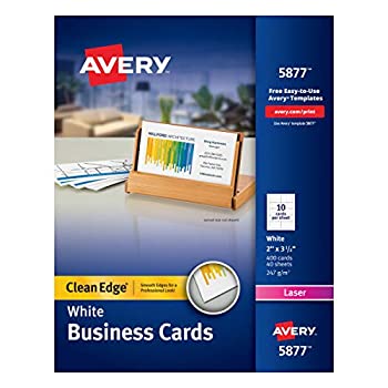 【中古】【輸入品・未使用】Clean Edge Laser Business Cards%カンマ% 2 x 3 1/2%カンマ% White%カンマ% 10/Sheet%カンマ% 400/Box (並行輸入品)|スカイマーケットプラス