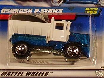 【中古】【インポート品・未当て嵌める】Mattel Hot Wheels 1998 1:64 Scale Blue \u0026 White Oshkosh P-Series Plow Die Cast Car Collector #765 ミニカー・トイカー-車
