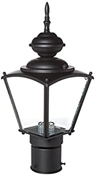【中古】【インポート品・未当てはめる】Boston Harbor 4691820 1-Light Post Coach Lantern%ｶﾝﾏ% Black by Boston Harbor [並行輸入品]