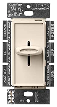 【中古】【輸入品・未使用】Lutron SFSQ-F-LA Skylark 1.5アンペア 単極スライド式 3速ファンコントロール ライトアーモンド