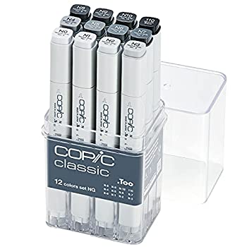【中古】【輸入品・未使用】Too コピック 12色セット NGセット 21,632円