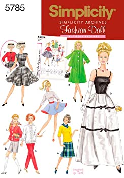【中古】【輸入品・未使用】SIMPLICITY 11 1/2 FASHION DOLL CLOTHES-ONE SIZE (並行輸入品)