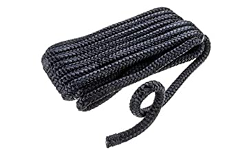 【中古】【インポート品・未当て嵌める】(1.3糎 X 4.6m) - Seachoice Double-braid Dock Line Black