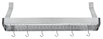 【中古】【輸入品・未使用】Cuisinart CRBS-36B Chef's Classic 36-Inch Rectangular Wall-Mount Bookshelf Rack%ｶﾝﾏ% Brushed Stainless by Cuisinart [並行輸入品]
