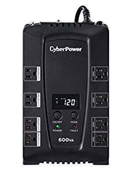 【中古】【インポート品・未当て嵌める】CyberPower CP600LCD - UPS - 340 Watt - 600 VA 7 Ah - USB - output connectors: 8 - black [並行輸入品]