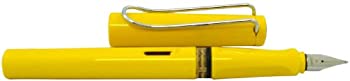 【中古】【インポート品・未当て嵌める】Lamy サファリ 筆 黄み 太字 (L18B) 文房具・事務用品-日用品雑貨・文房具・手芸-万年筆