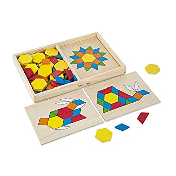 【中古】【輸入品・未使用】Melissa & Doug Pattern Blocks and Boards [並行輸入品]