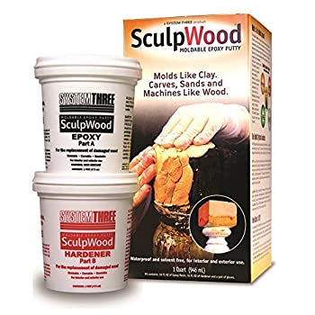 【中古】【輸入品・未使用】システムスリーレジン株式会社クアルトSculpWood成形可能エポキシパテ1600K16｜スカイマーケットプラス