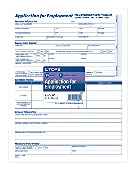 【中古】【インポート品・未当て嵌める】Comprehensive Employee Application Form%ｶﾝﾏ% 8 1/2 x 11%ｶﾝﾏ% 25 Forms (並行輸入品) その他-キッチン用品・食器・調理器具