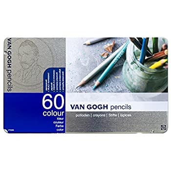 【中古】【インポート品・未当てはめる】ヴァンゴッホ 色鉛筆 60色 T9773-0065