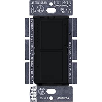 【中古】【輸入品・未使用】Lutron Maestro 300ワット　単極デジタル減光　2.5?Amp On / Offスイッチ 1 Pack MA-L3S25-MN 1｜スカイマーケットプラス