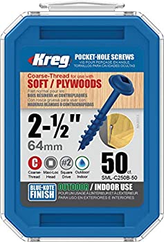【中古】【輸入品・未使用】Kreg 2-1/2%ﾀﾞﾌﾞﾙｸｫｰﾃ% Weather-Resistant Coarse Thread Washer Head Screw-2-1/2%ﾀﾞﾌﾞﾙｸｫｰﾃ%CRS WASHR HD (並行輸入品)
