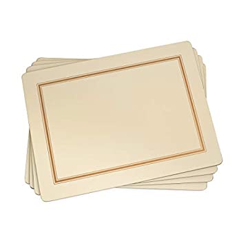 【中古】【輸入品・未使用】Pimpernel Classic Cream Placemats - Set of 4 by Pimpernel