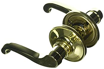 【中古】【輸入品・未使用】Schlage J Dexter ブライトブラス ユニバーサルパッセージドアレバー