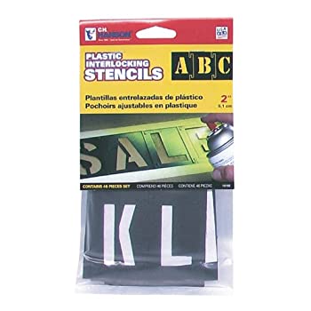 【中古】【輸入品・未使用】アンドグラッド プラスチックステンシル 46pcsセット 2インチ 10006 [並行輸入品]｜スカイマーケットプラス