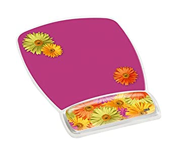 【中古】【輸入品・未使用】3M Gel Mouse Pad Wrist Rest MW308DS - Mouse pad with wrist pillow - daisy [並行輸入品]